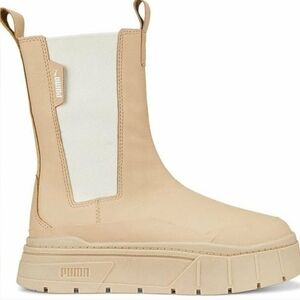 Puma Mayze Stack Chelsea Boot Light Sand Womens NEW